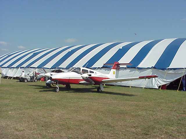 70' wide Pole tents
